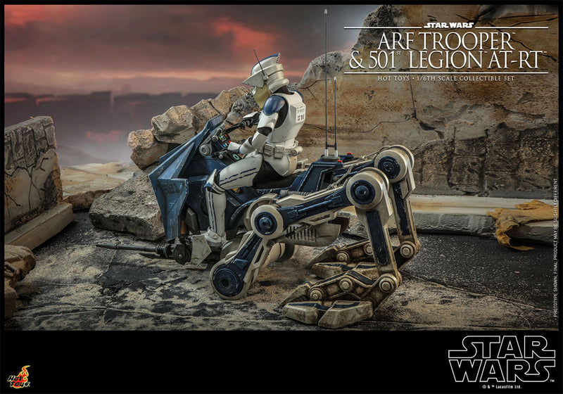 Load image into Gallery viewer, Hot Toys - Star Wars: The Clone Wars - ARF Trooper and 501st Legion AT-RT
