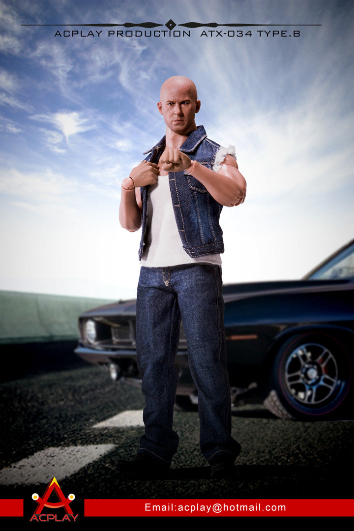 Load image into Gallery viewer, AC Play - Dominic Toretto Denim Vest Set
