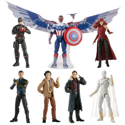 Load image into Gallery viewer, Marvel Legends - Avengers 2021 Wave 1 set of 7 [Captain America Flight Gear BAF] - 2nd Shipment
