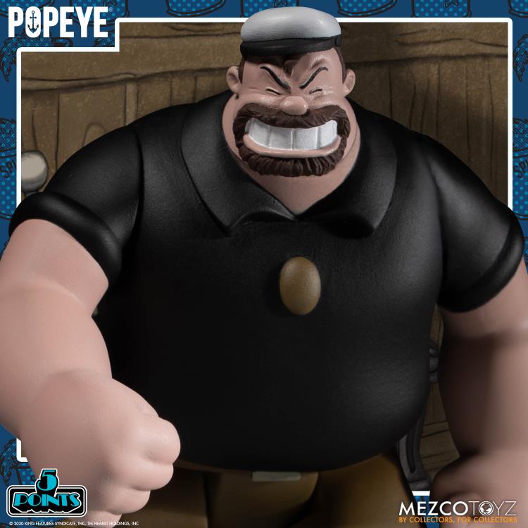 Load image into Gallery viewer, Mezco Toyz - Popeye Classic Comic Strip 5 Points Deluxe Boxed Set
