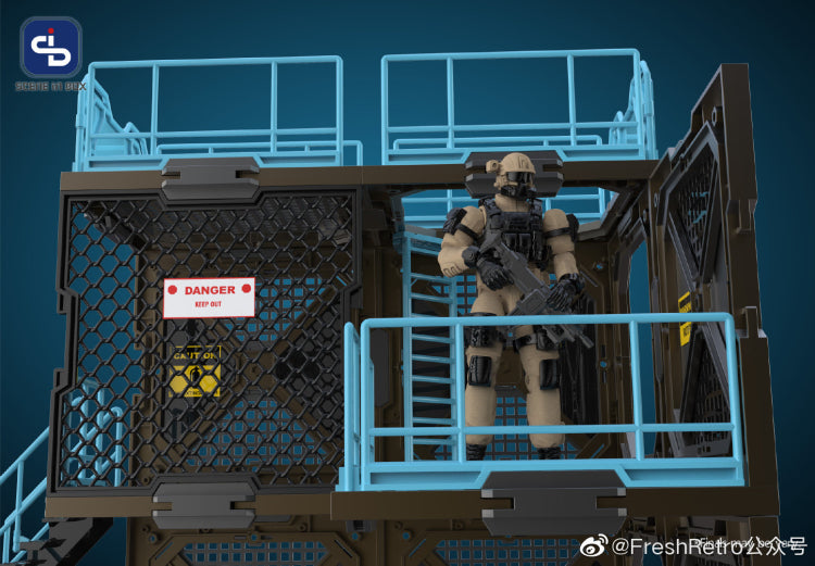 Load image into Gallery viewer, Fresh Retro: Scene in Box - SIB03 Fortifications Type A Diorama Building Set
