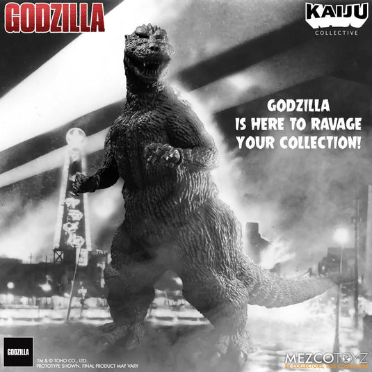 Kaiju Collective - Godzilla (1954): Godzilla (Black and White Edition)