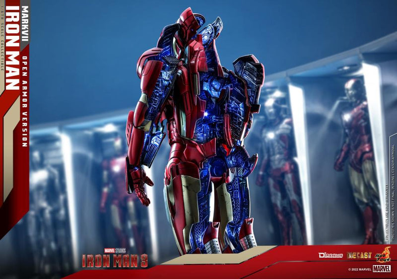 Load image into Gallery viewer, Hot Toys - Iron Man 3: Iron Man Mark VII (Open Armor Version)
