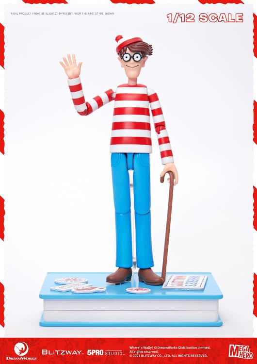 Load image into Gallery viewer, Blitzway - MEGAHERO Where&#39;s Waldo: Waldo 1/12 Scale Figure
