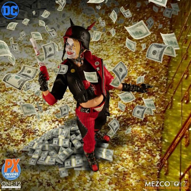 Load image into Gallery viewer, Mezco Toyz - One:12 DC Comics Harley Quinn [Playing For Keeps] (PX Previews Exclusive)
