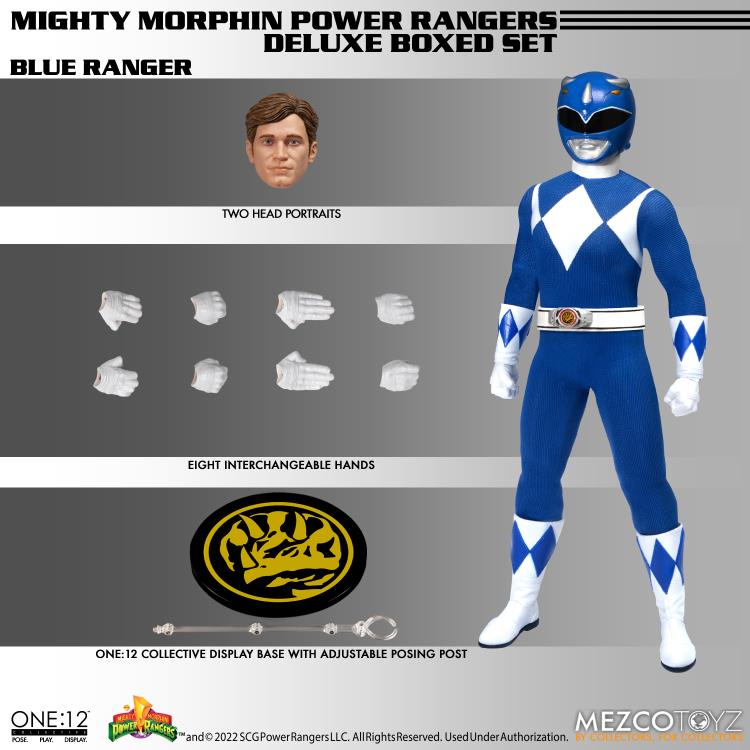 Load image into Gallery viewer, Mezco Toyz - One:12 Mighty Morphin&#39; Power Rangers Deluxe Box Set
