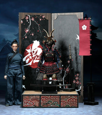 POP Toys - Warrior Women Series: The Butterfly Helmets Female Warriors (Black Armor Luxury Version)