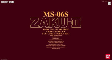 Perfect Grade - MS-06S Char Aznable's Zaku-II