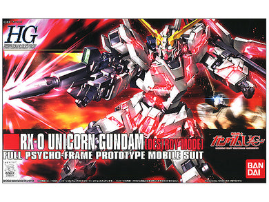 HGUC 1/144 - 101 RX-0 Unicorn Gundam (Destroy Mode)