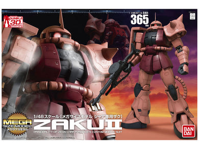 Bandai - 1/48 Mega Size Model  MS-06S Char's Zaku II