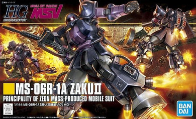 HGUC 1/144 - 151 MS-06R-1A Zaku II (Black Tri-Stars)