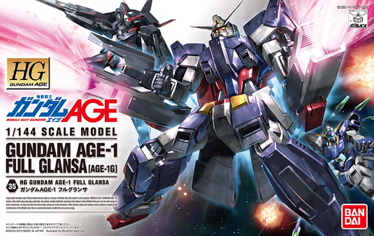 High Grade Gundam Age 1/144 - 35 Gundam Age-1 Full Glansa