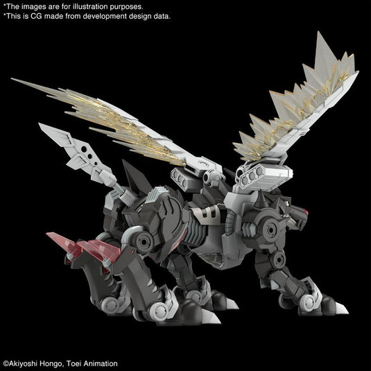 Digimon - Figure Rise Standard: Black Metal Garurumon (Amplified)