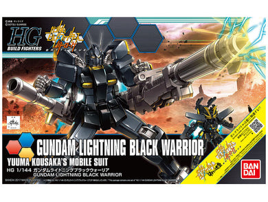 High Grade Build Fighters 1/144 - 061 Gundam Lightning Black Warrior