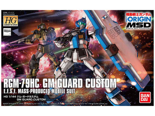 High Grade The Origin 1/144 - RGM-79HC GM Guard Custom