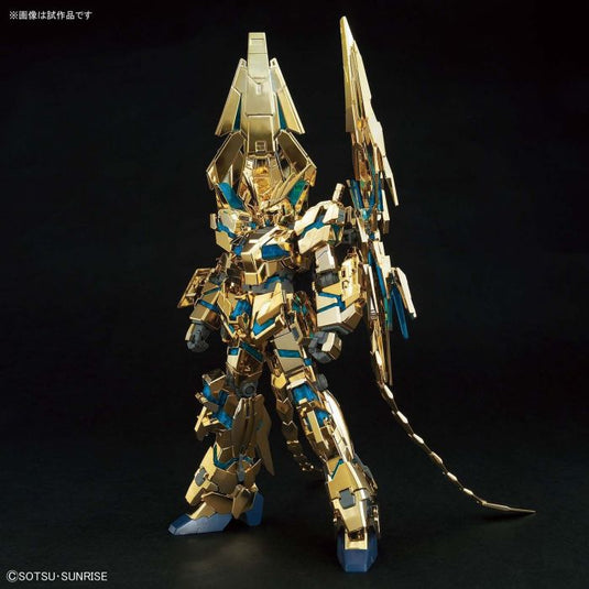 Bandai - HGUC 1/144 - 216 Unicorn Gundam 03 Phenex (Destroy Mode) (Narrative Ver.) [Gold Coating]