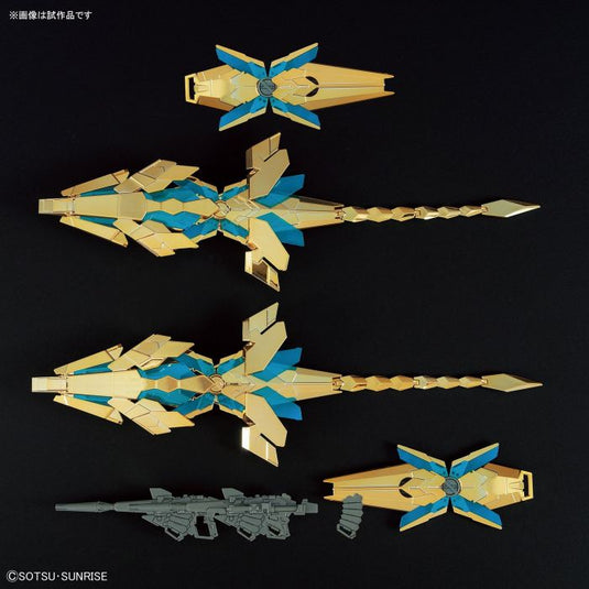 Bandai - HGUC 1/144 - 216 Unicorn Gundam 03 Phenex (Destroy Mode) (Narrative Ver.) [Gold Coating]