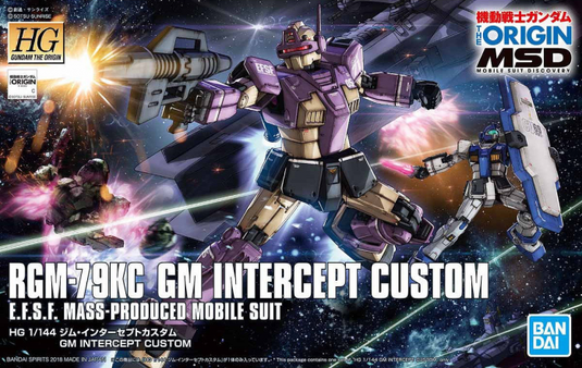 High Grade The Origin 1/144 - RGM-79KC GM Intercept Custom