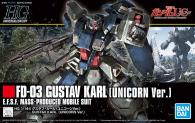 HGUC 1/144 - 221 FD-03 Gustav Karl (Unicorn Ver.)