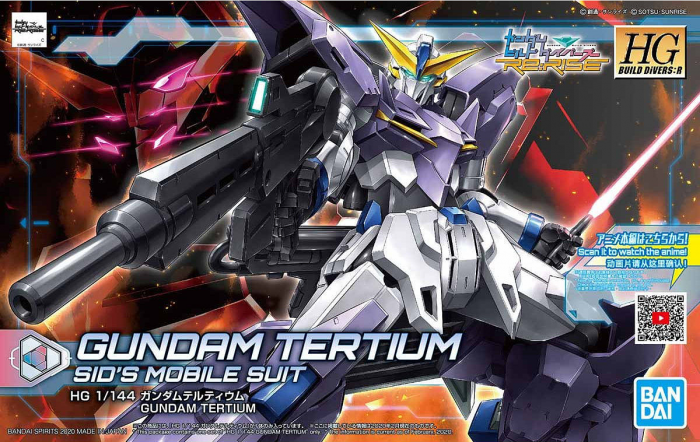 Load image into Gallery viewer, High Grade Build Divers Re:Rise 1/144 - 016 Gundam Tertium
