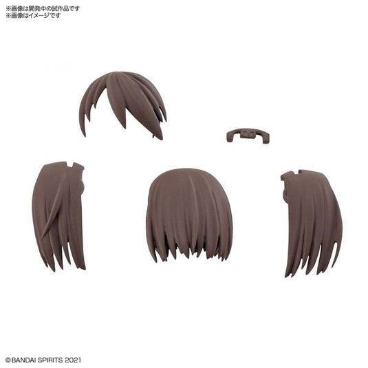 30 Minutes Sisters - Option Hairstyle Parts Vol. 2: Medium Hair 1 [Brown 1]