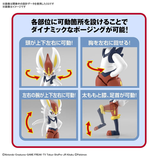 Bandai - Pokemon Model Kit: Cinderace