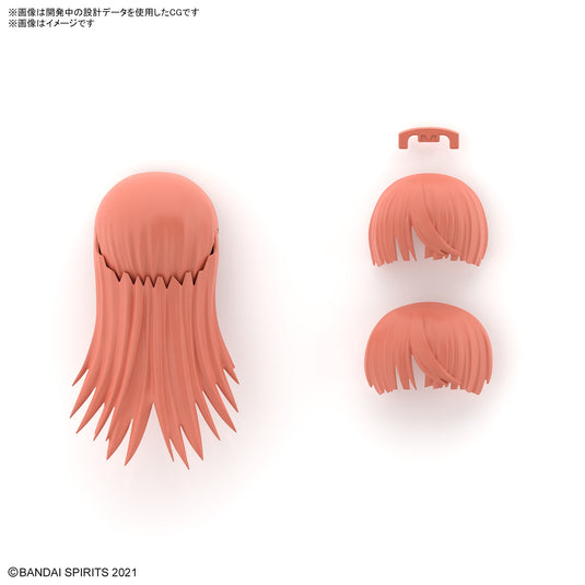 30 Minutes Sisters - Option Hairstyle Parts Vol. 7: Straight Hair 1 (Red 2)