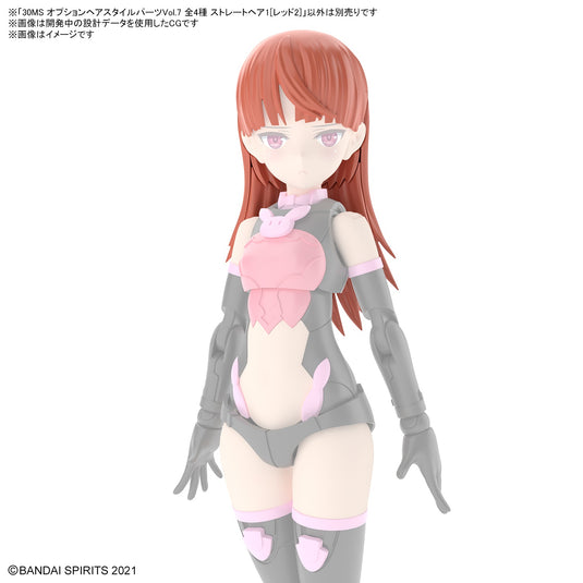 30 Minutes Sisters - Option Hairstyle Parts Vol. 7: Straight Hair 1 (Red 2)