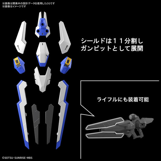 Bandai - 1/100 Full Mechanics: Gundam Aerial