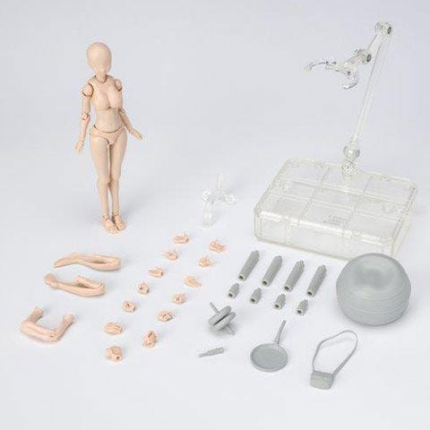 Load image into Gallery viewer, Bandai - S.H.Figuarts DX Body-Chan Kentaro Yabuki Set (Pale Orange Version)
