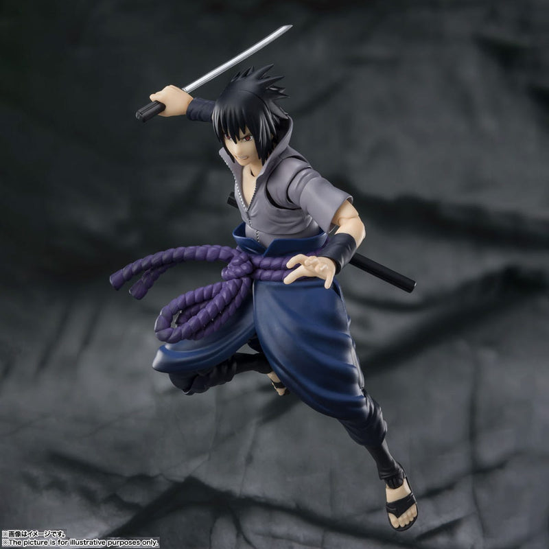 Load image into Gallery viewer, Bandai - S.H.Figuarts - Naruto Shippuden: Sasuke Uchiha (He Who Bears All Hatred)
