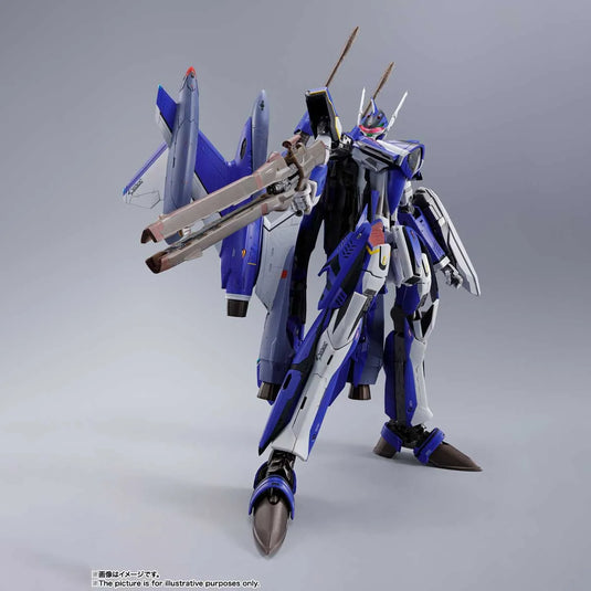 Bandai - Macross Delta Movie: Absolute Live!!!!!! DX Chogokin: YF-29 Durandal Valkirie (Maximilian Jenius Use)