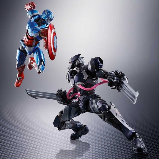 Bandai - S.H.Figuarts - Tech-On Avengers: Venom Symbiote Wolverine