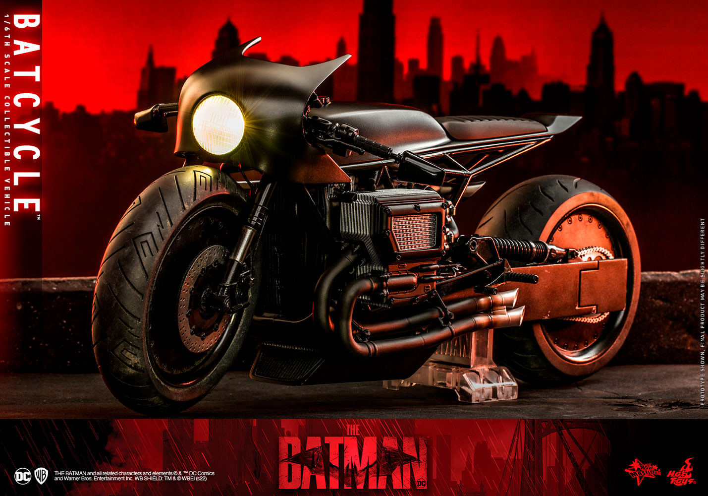 Hot Toys - The Batman: Batcycle – Ages Three and Up