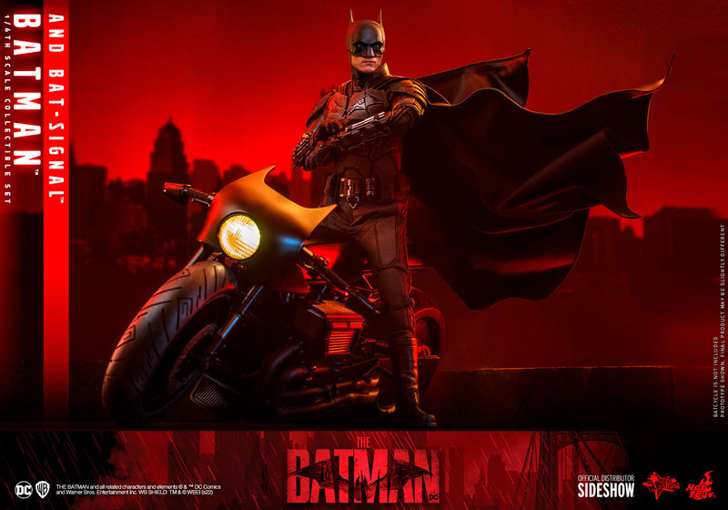 Load image into Gallery viewer, Hot Toys - The Batman: Batman and Bat-Signal Set
