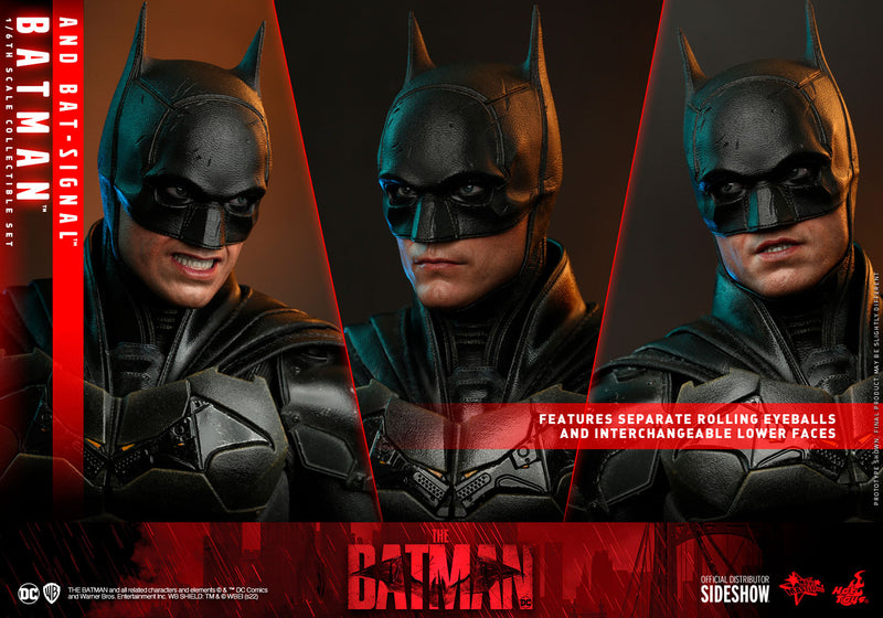 Load image into Gallery viewer, Hot Toys - The Batman: Batman and Bat-Signal Set
