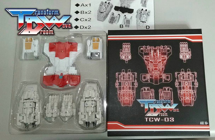 Load image into Gallery viewer, Transform Dream Wave - TCW-03 Superion Add-On Set
