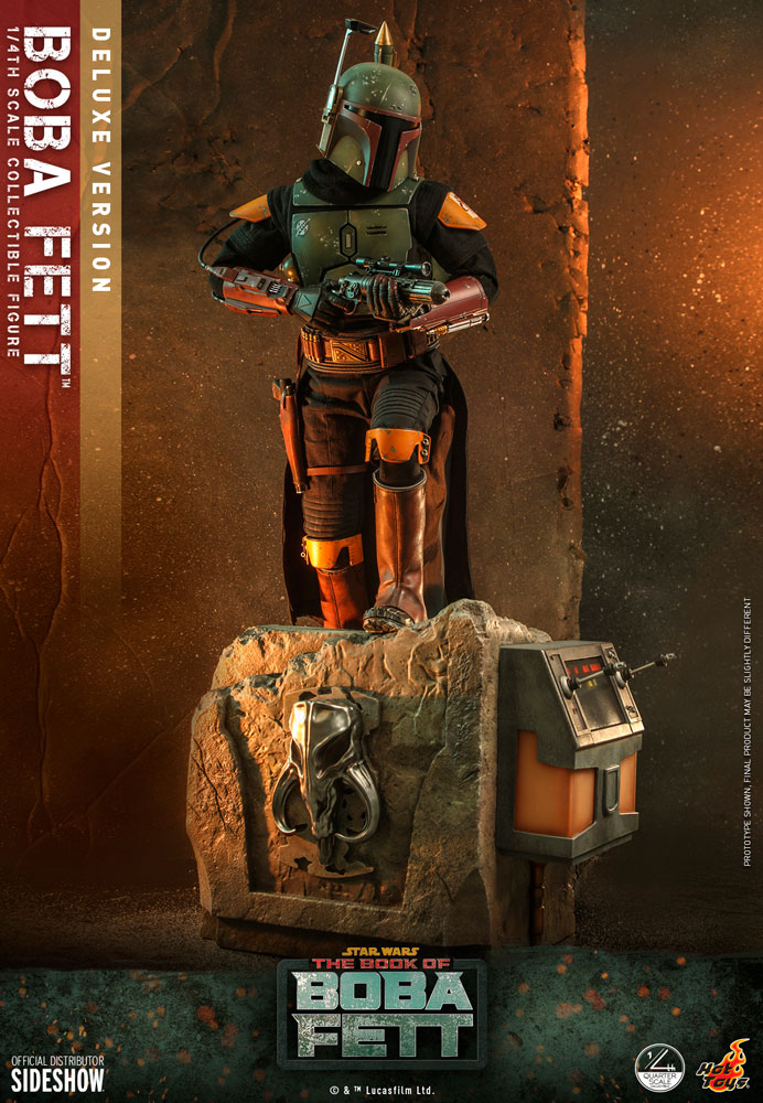 Load image into Gallery viewer, Hot Toys - Star Wars - The Book of Boba Fett - Boba Fett (Deluxe Version) Quarter Scale
