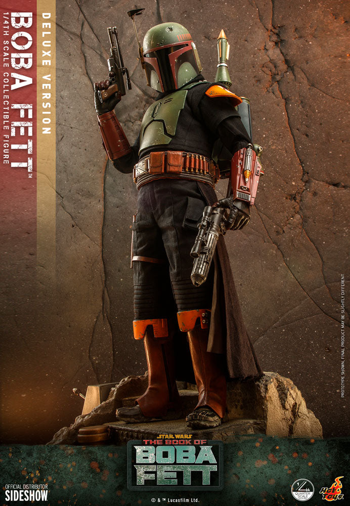 Load image into Gallery viewer, Hot Toys - Star Wars - The Book of Boba Fett - Boba Fett (Deluxe Version) Quarter Scale
