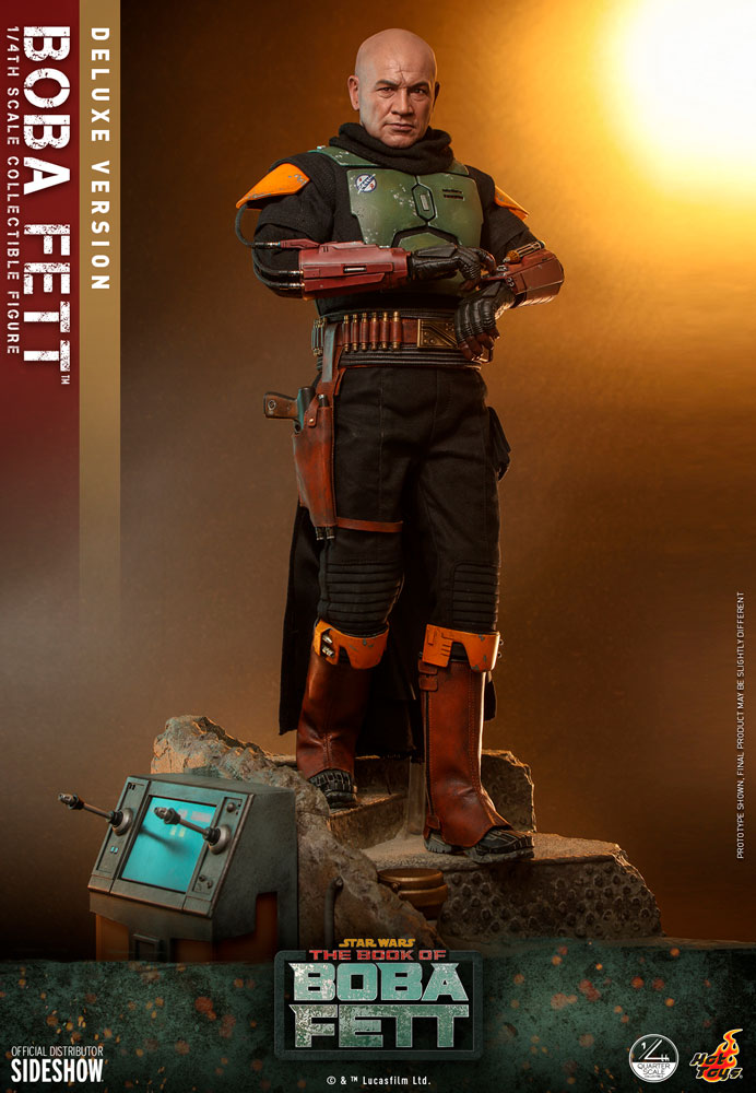 Load image into Gallery viewer, Hot Toys - Star Wars - The Book of Boba Fett - Boba Fett (Deluxe Version) Quarter Scale
