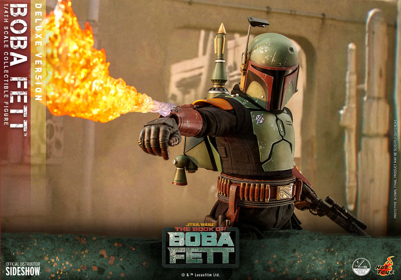 Load image into Gallery viewer, Hot Toys - Star Wars - The Book of Boba Fett - Boba Fett (Deluxe Version) Quarter Scale
