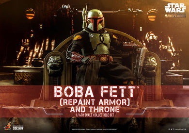 Hot Toys - The Mandalorian: Boba Fett (Repaint Armor) and Throne