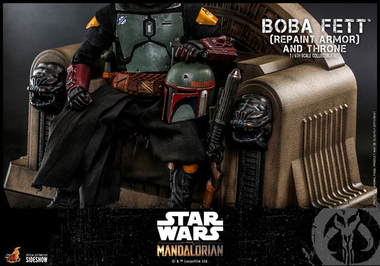 Hot Toys - The Mandalorian: Boba Fett (Repaint Armor) and Throne