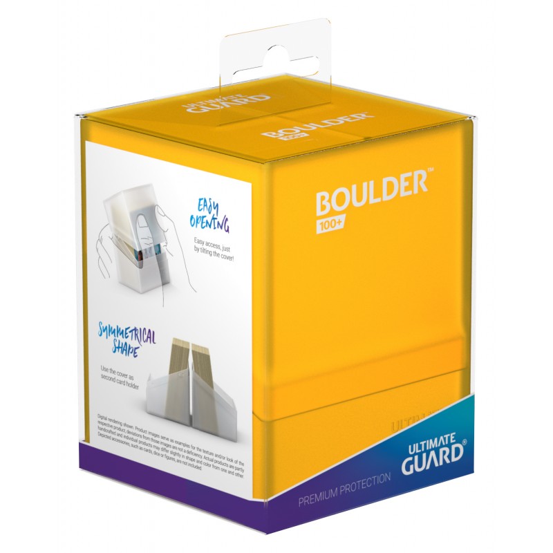 Load image into Gallery viewer, Ultimate Guard - Boulder Deck Case: Amber 100+
