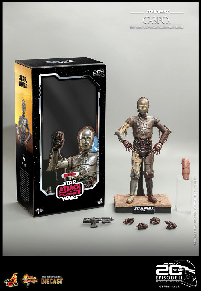Load image into Gallery viewer, Hot Toys - Star Wars: Attack of the Clones - C-3PO
