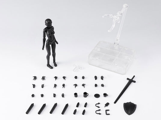 S.H.Figuarts DX Body-chan Set (Solid Black Color Ver.)