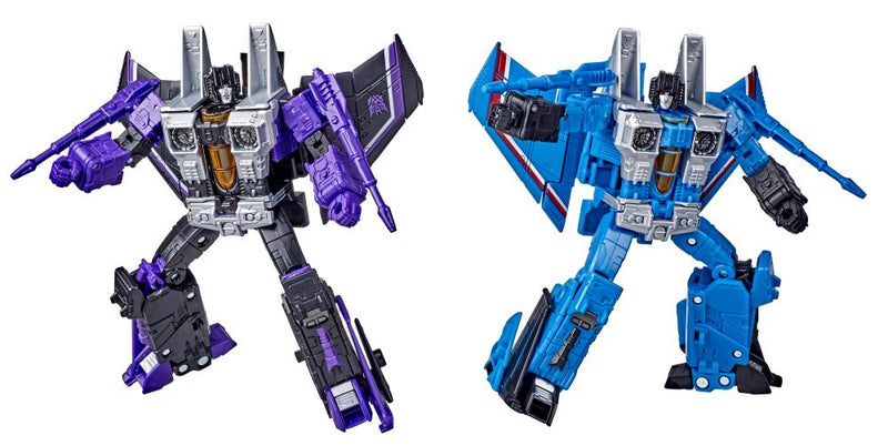 Load image into Gallery viewer, Transformers War for Cybertron - Earthrise - Voyager Skywarp and Thundercracker 2 Pack
