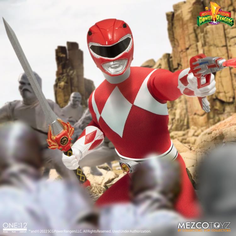 Load image into Gallery viewer, Mezco Toyz - One:12 Mighty Morphin&#39; Power Rangers Deluxe Box Set
