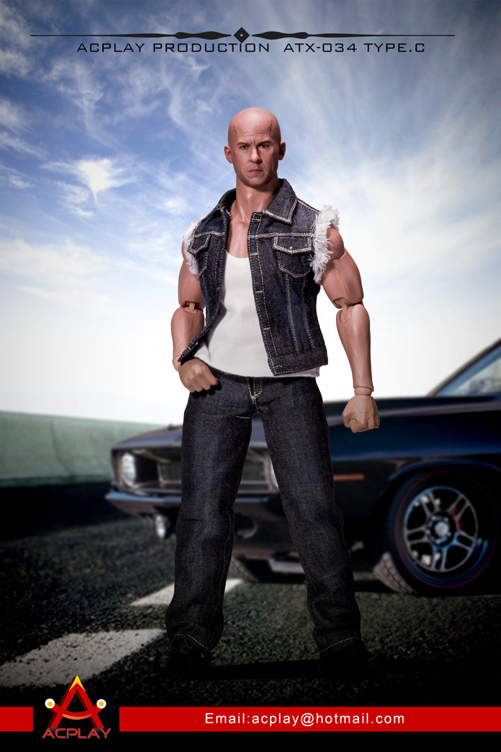 Load image into Gallery viewer, AC Play - Dominic Toretto Denim Vest Set
