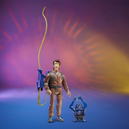 Hasbro - Kenner Classics - The Real Ghostbusters: Retro Peter Venkman and Grabber Ghost